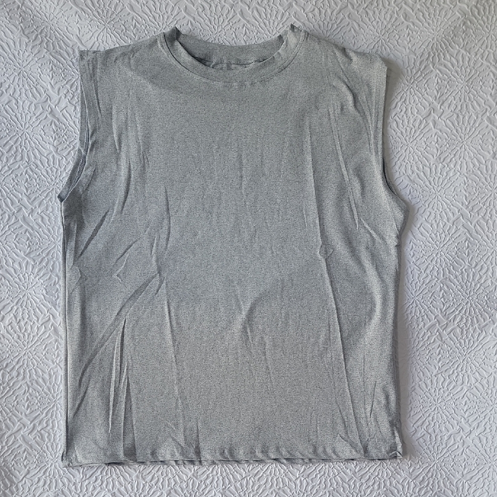 Classic Gray Sleeveless Tee